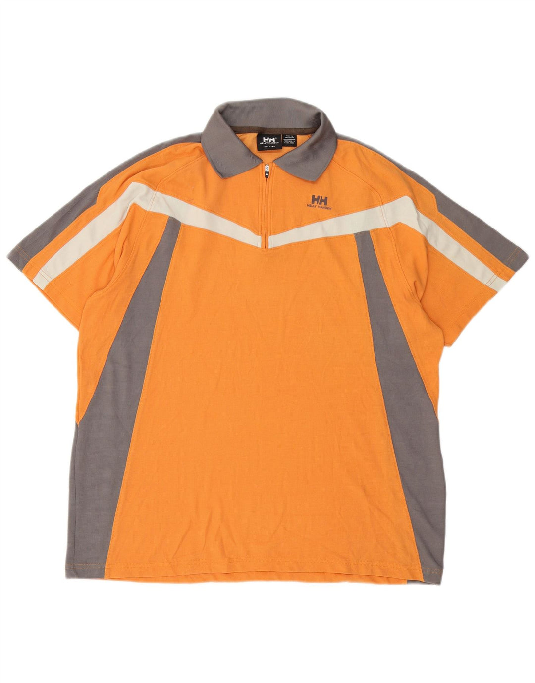 Helly Hansen tricou polo pentru bărbați 2XL portocaliu colorblock nailon