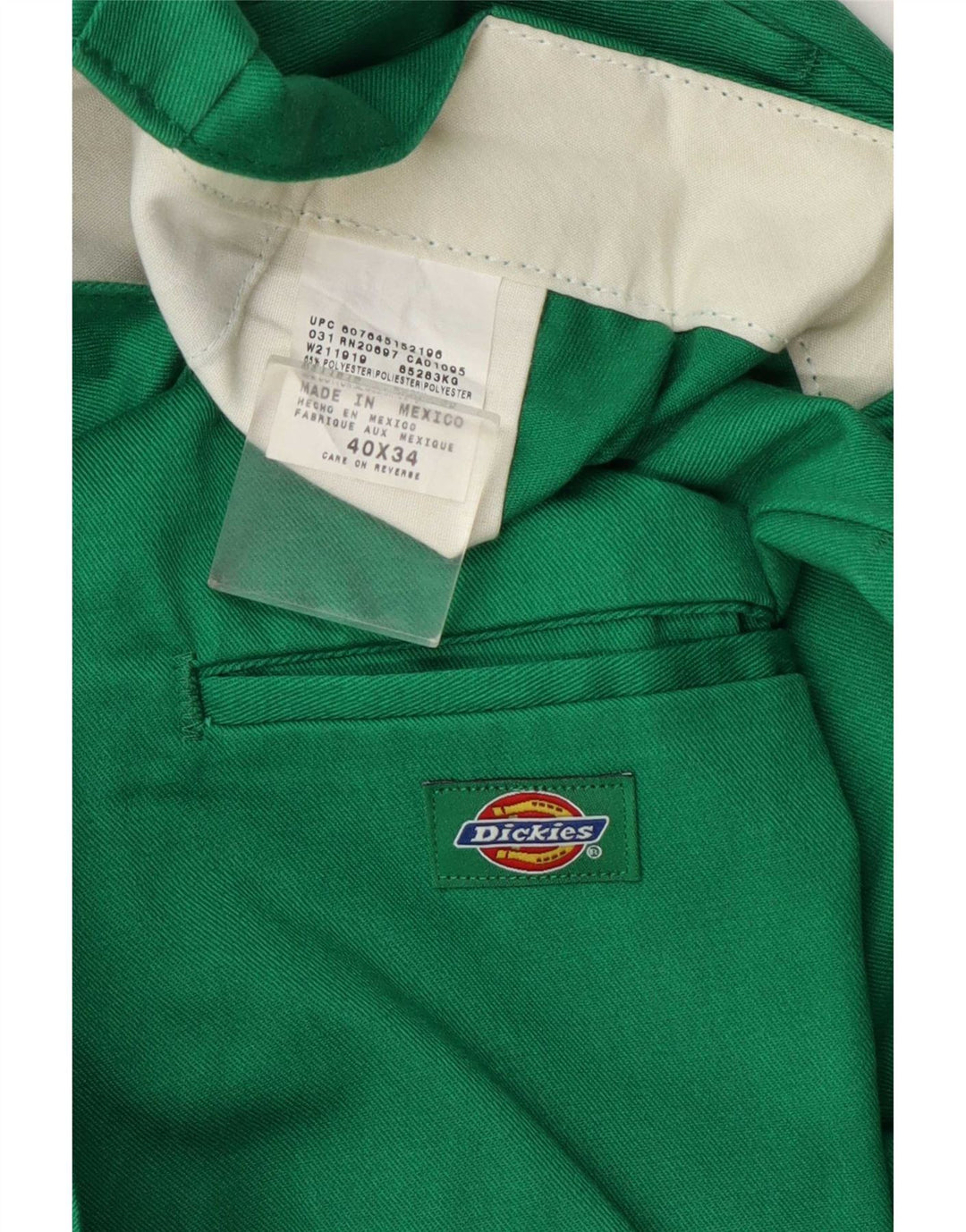 Pantaloni scurți cargo Dickies pentru bărbați W40 XL poliester verde