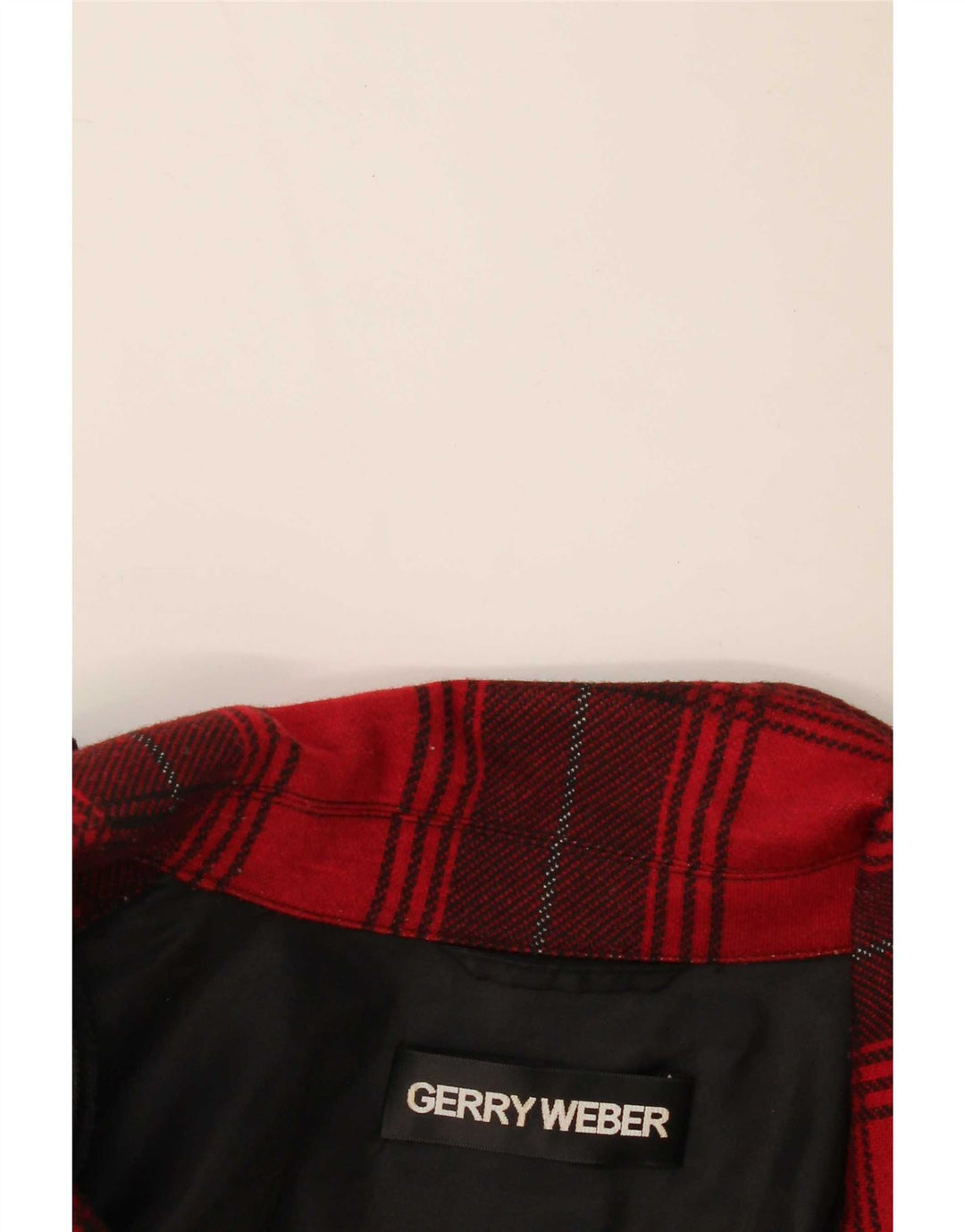 Gerry Weber Sacou blazer pentru femei cu 2 nasturi UK 12 Medium Red Check
