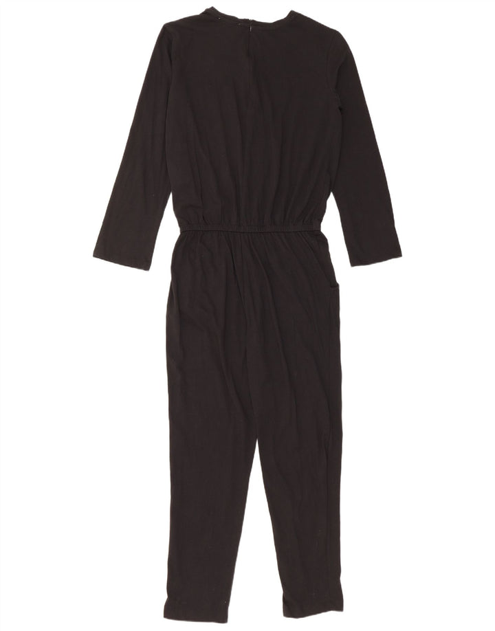 Salopetă pentru femei Zara UK 10 Bumbac negru mic