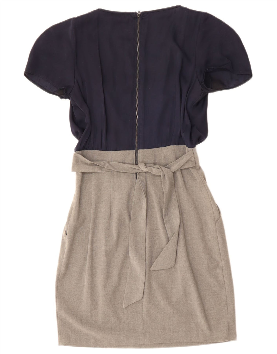 CLOSET Rochie Wrap pentru femei UK 10 Mic bleumarin poliester color bloc