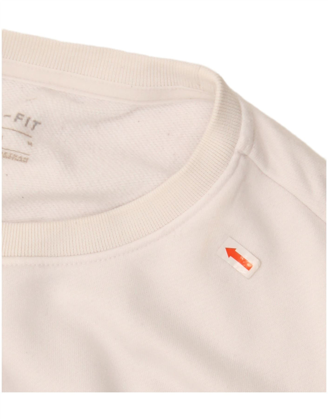 Pulover de hanorac grafic Nike pentru femei UK 14 Poliester alb mediu