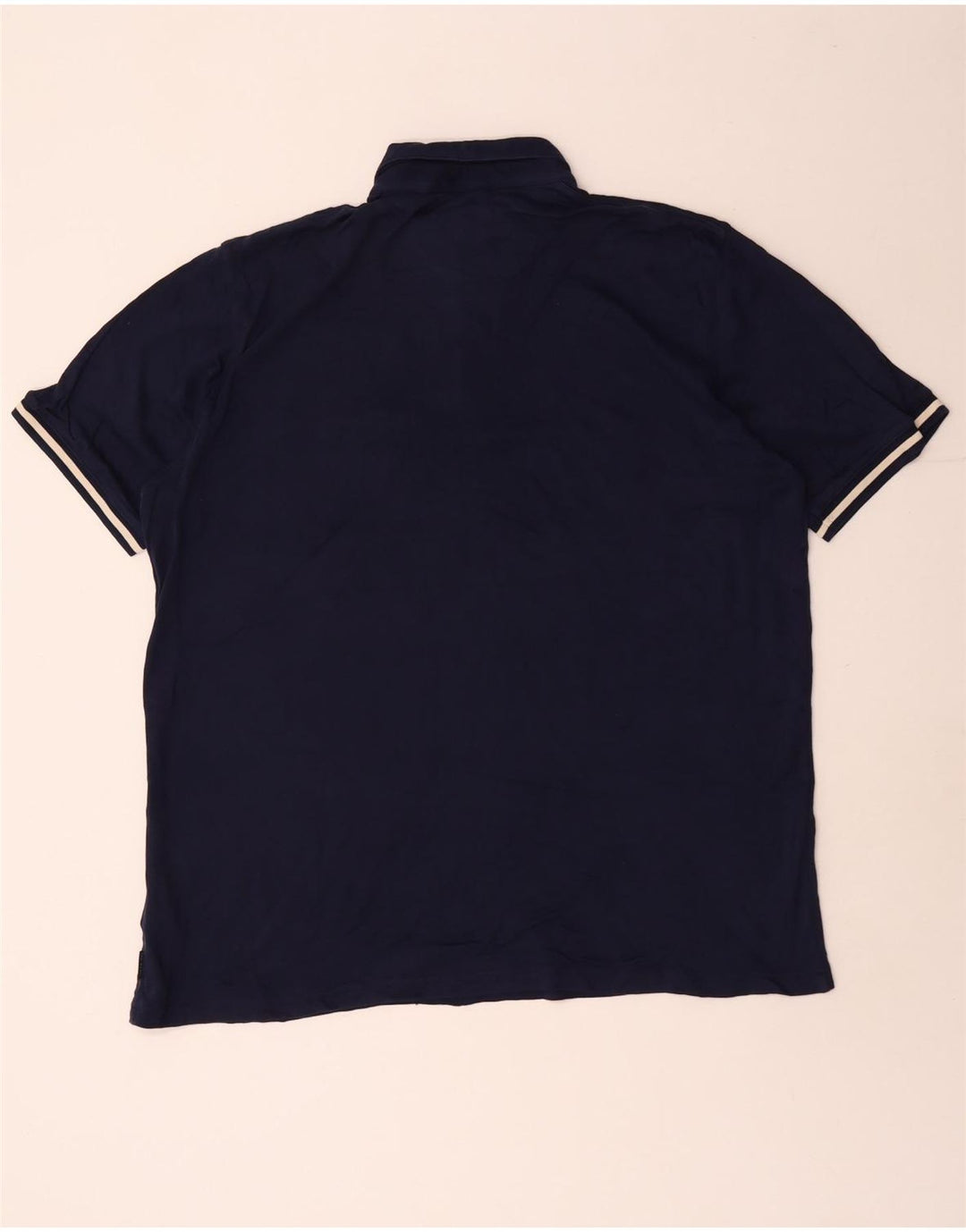 Tricou polo pentru bărbați Ted Baker Mărimea 5 XL Bumbac bleumarin