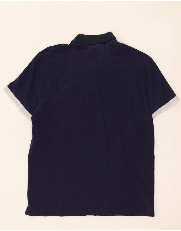 Tricou polo LACOSTE pentru bărbați, cu formă regulată, mărimea 4, bumbac bleumarin mediu