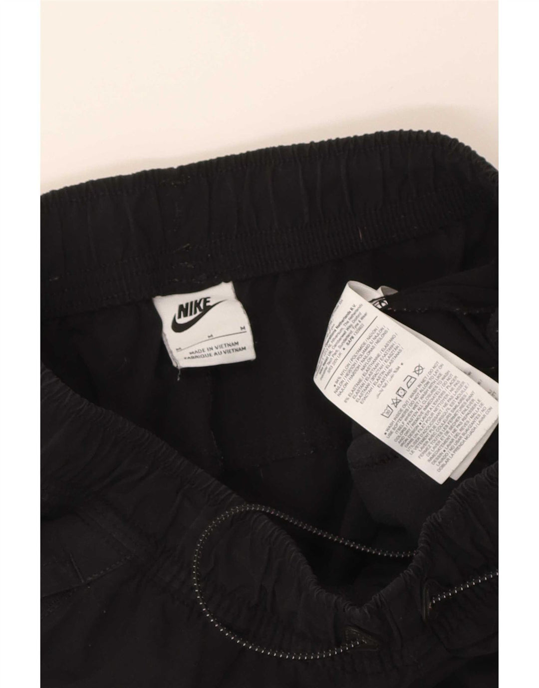 Pantaloni cargo Nike pentru bărbați grafici, W30 L30, nailon negru