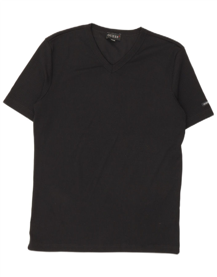 Tricou Guess pentru bărbați Top mediu negru din nailon