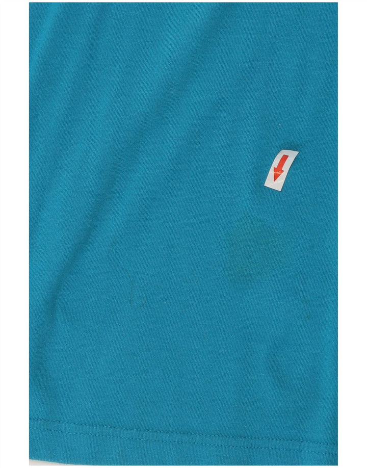 Tricou grafic Adidas pentru băieți Top 15-16 ani poliester albastru