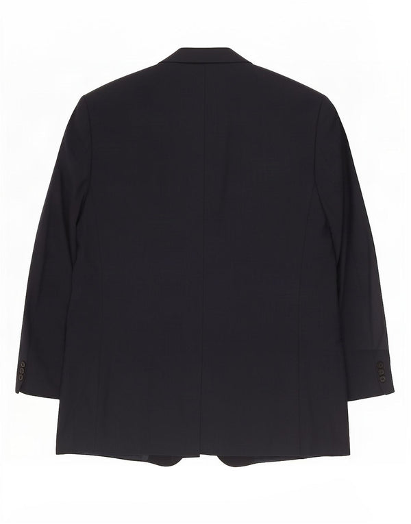 Emanuel Ungaro Jachetă pentru bărbați cu 3 nasturi IT 64 7XL Lână bleumarin