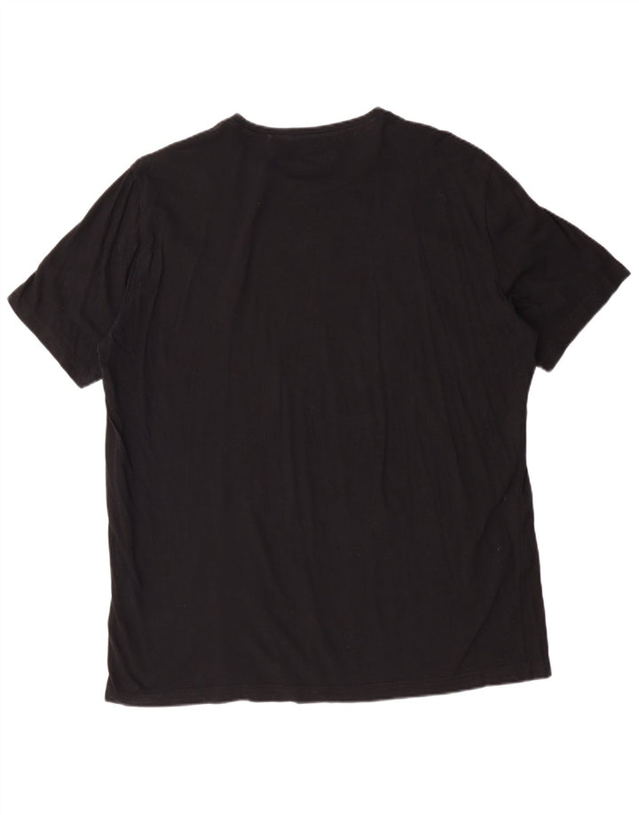 Tricou grafic pentru bărbați MUSTANG Top XL bumbac negru