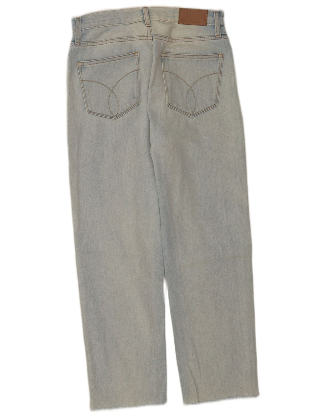 Blugi drepti Calvin Klein pentru femei W28 L25 Bumbac albastru
