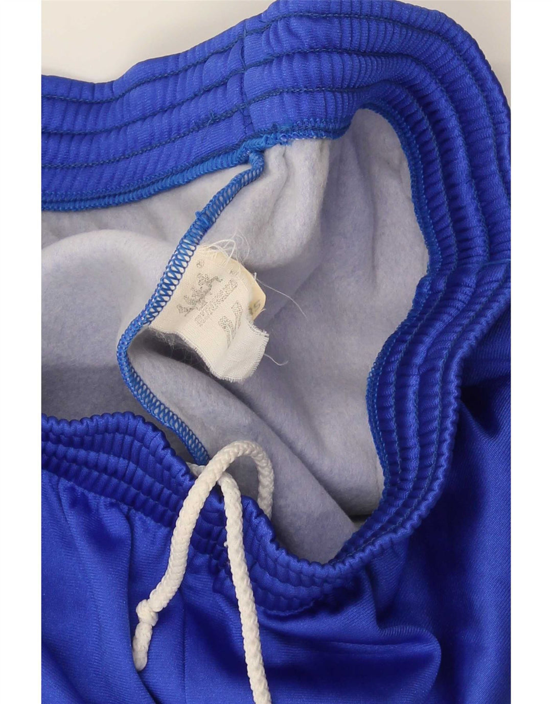 Pantaloni de trening vintage pentru bărbați, poliamidă albastră medie