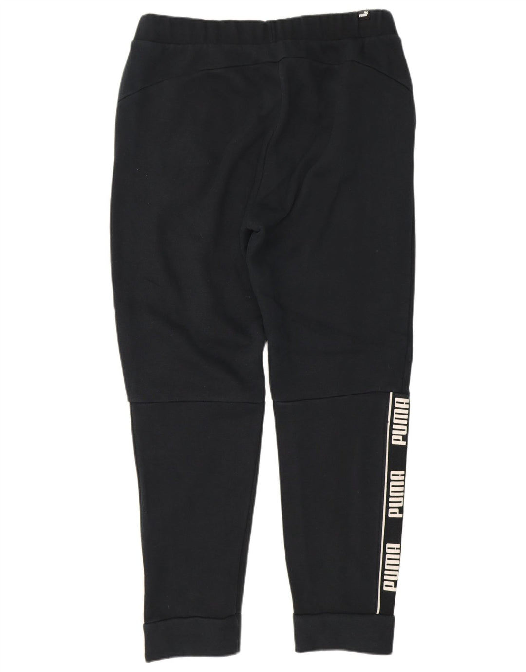 Pantaloni de trening Puma Graphic pentru bărbați Joggeri, bumbac mediu negru