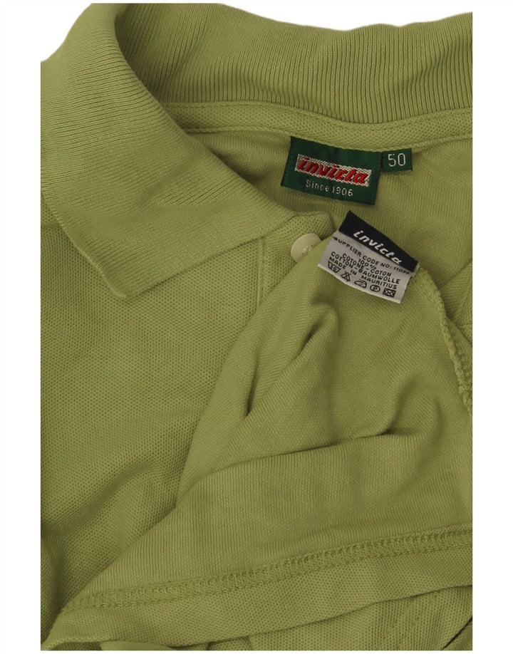 Tricou polo Invicta pentru bărbați IT 50, bumbac verde mediu