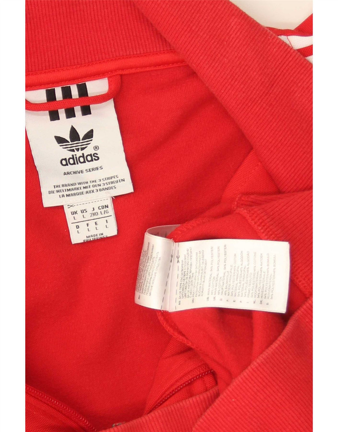 Trening pentru bărbați Adidas Top Jachetă mare, roșu, poliester
