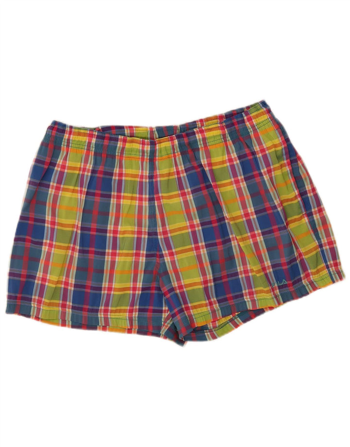 Pantaloni scurți de înot Fila Bărbați IT 52 Large Multicolor Check