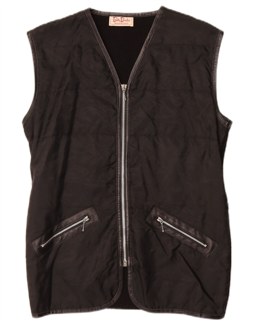 Gilet de weekend pentru bărbați Betty Barclay, lână neagră mică
