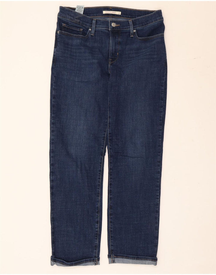 Blugi drepți modelați 314 Levi's pentru femei L28 L27 Bumbac albastru