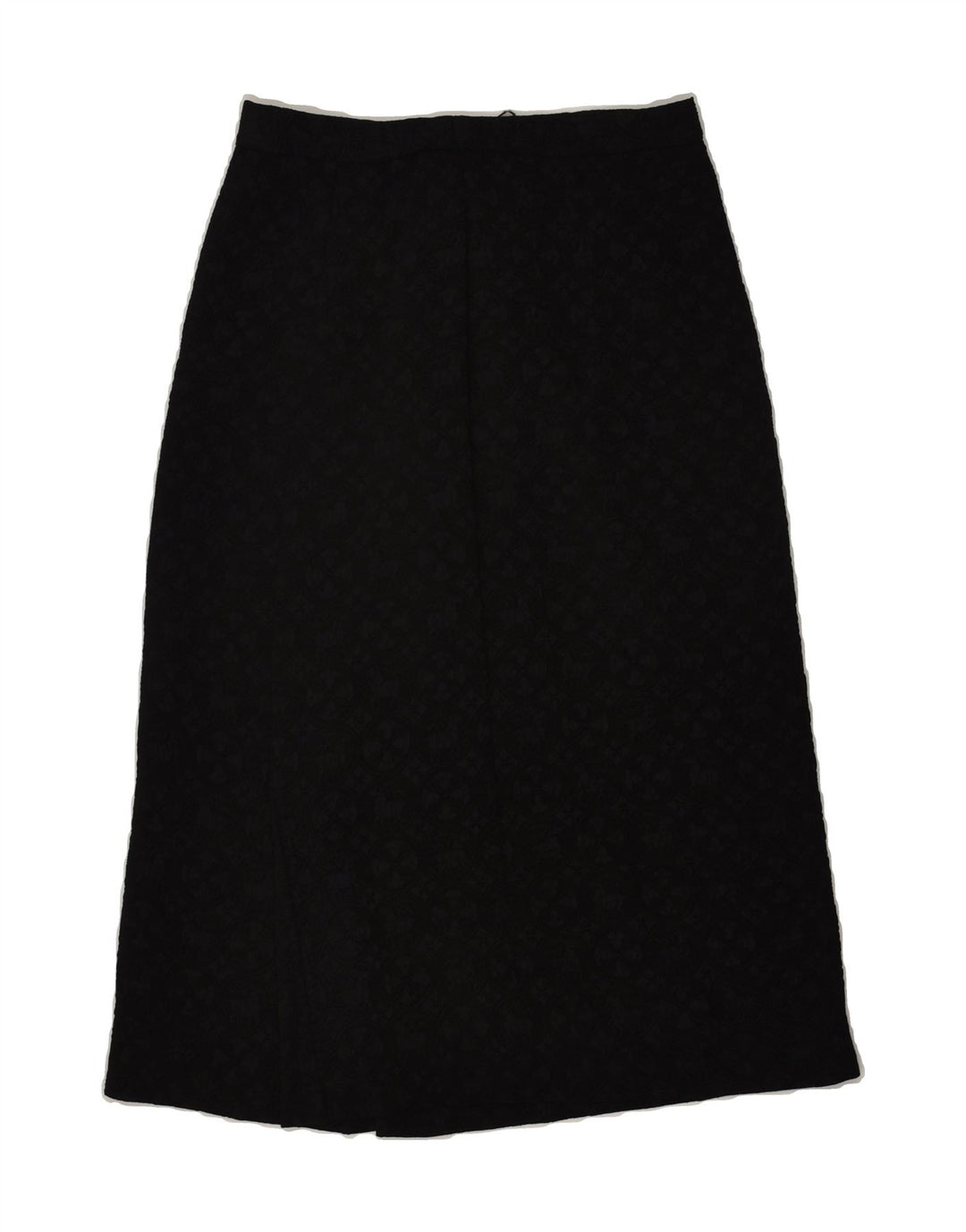 VINTAGE Womens Midi Skirt W28 Medium  Black Geometric | Vintage Vintage | Thrift | Second-Hand Vintage | Used Clothing | Messina Hembry 