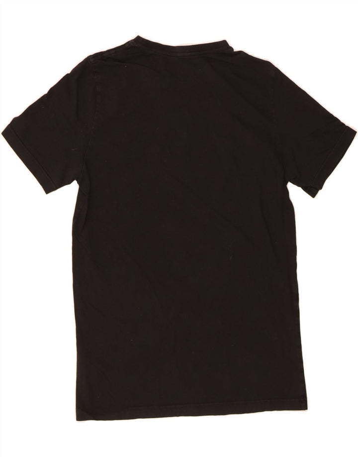 PUMA Mens Graphic T-Shirt Top Medium Black Cotton Vintage Puma and Second-Hand Puma from Messina Hembry 