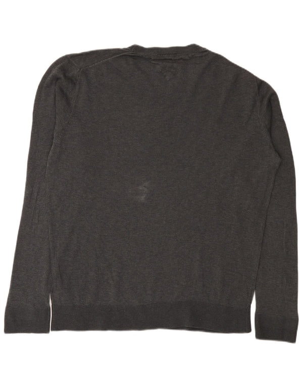 Pulover Tommy Hilfiger pentru bărbați, cu gât crew, XL, bumbac gri