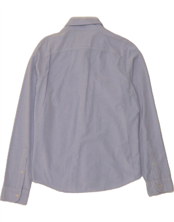 HOLLISTER Mens Shirt Medium Blue Cotton Vintage Hollister and Second-Hand Hollister from Messina Hembry 