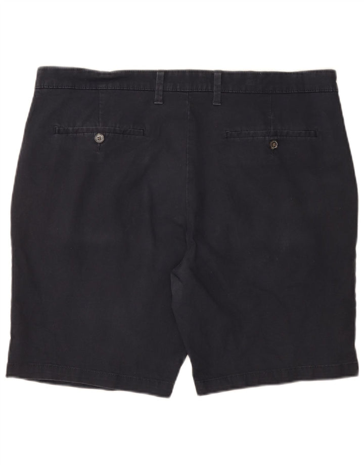 Pantaloni scurți chino pentru bărbați Marks & Spencer W38 XL, bumbac bleumarin