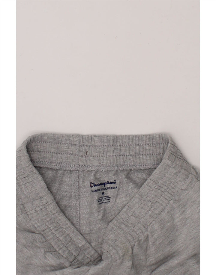 CHAMPION Boys Graphic Tracksuit Trousers Joggers 9-10 Years Medium Grey Vintage Champion and Second-Hand Champion from Messina Hembry 