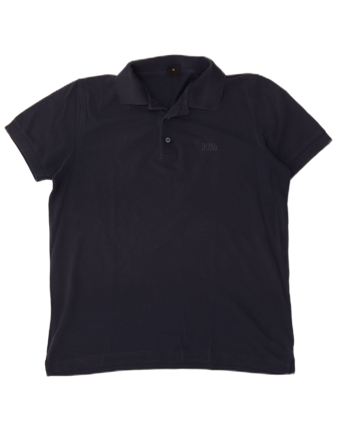 Tricou polo Hugo Boss pentru bărbați, bumbac, albastru bleumarin mediu