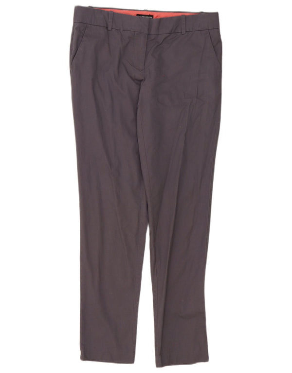 Pantaloni chino subțiri pentru femei de la Warehouse UK 10 mici L30 L30 bumbac gri