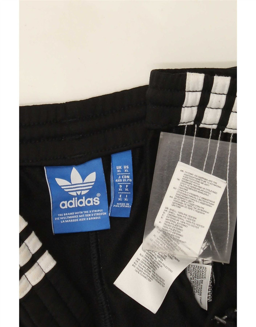 Pantaloni de trening Adidas pentru bărbați XL poliester negru