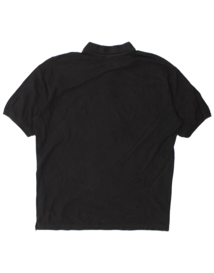 Tricou polo pentru bărbați FILA XL bumbac negru