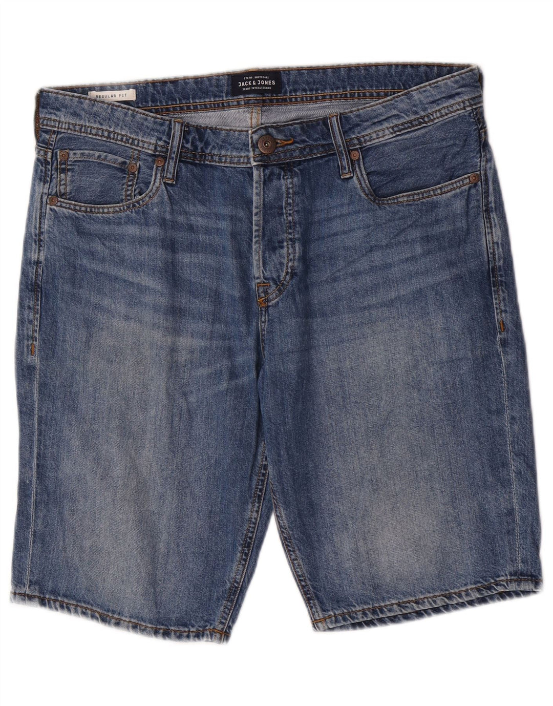 Pantaloni scurți din denim Jack & Jones pentru bărbați, mari W34 Blue