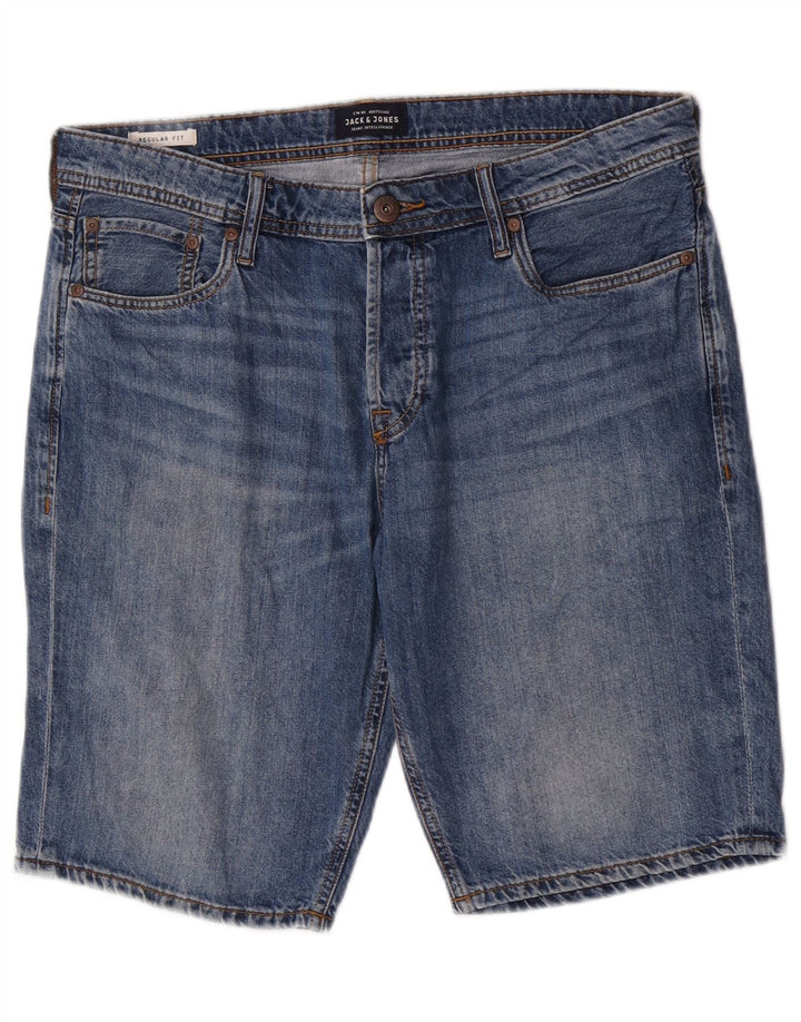 Pantaloni scurți din denim Jack & Jones pentru bărbați, mari W34 Blue