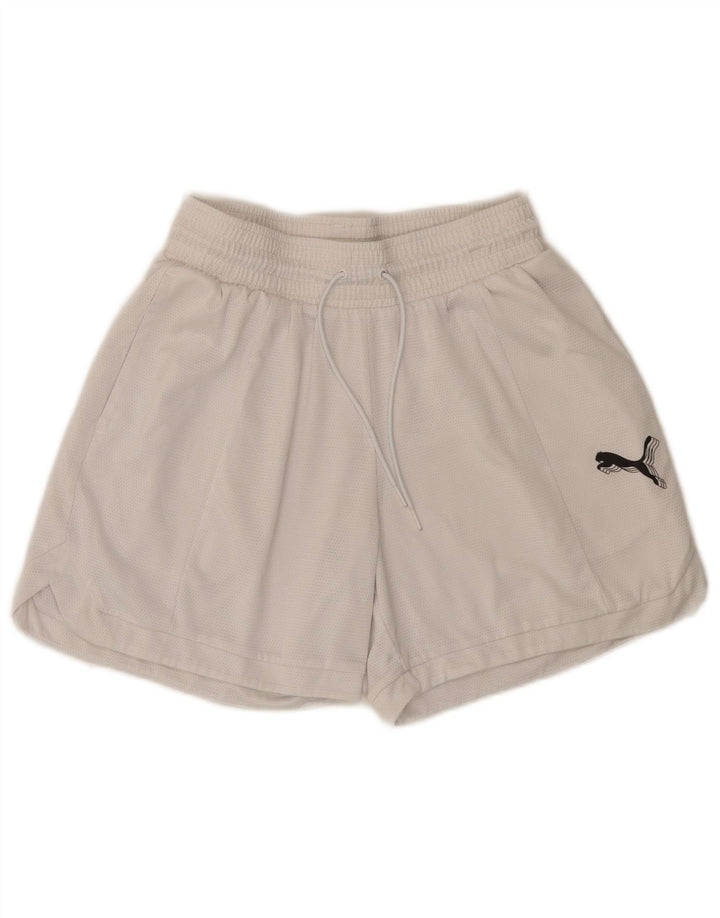 Pantaloni scurti sport Puma pentru femei UK 8 Small White Poliester