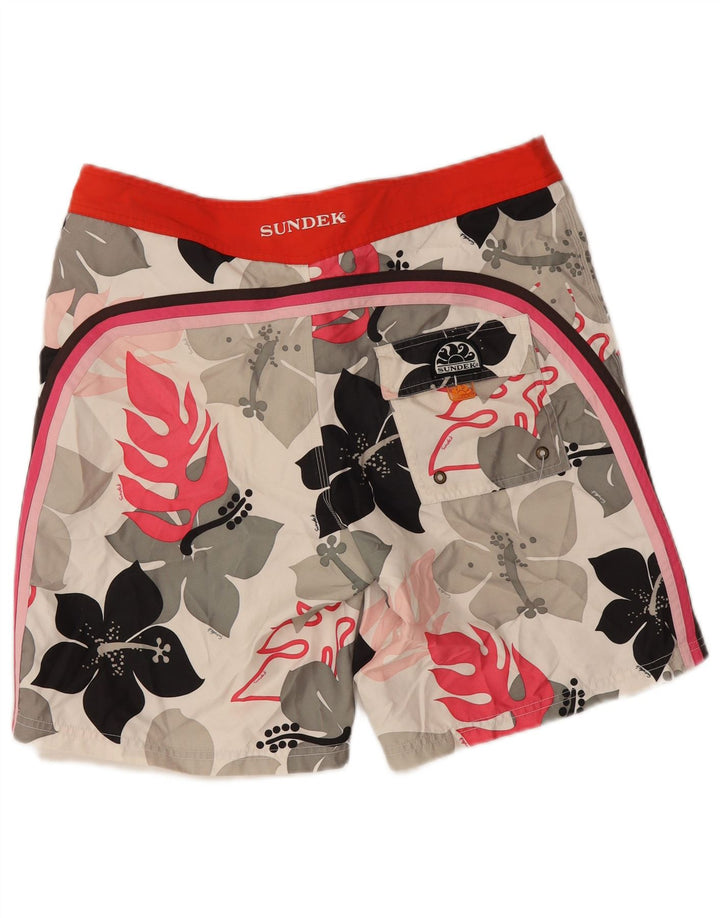 Sundek Pantaloni scurți de baie pentru bărbați Poliester floral multicolor mediu