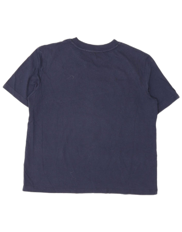 Tricou grafic pentru femei Calvin Klein Jeans Top UK 12 Medium Bleumarin