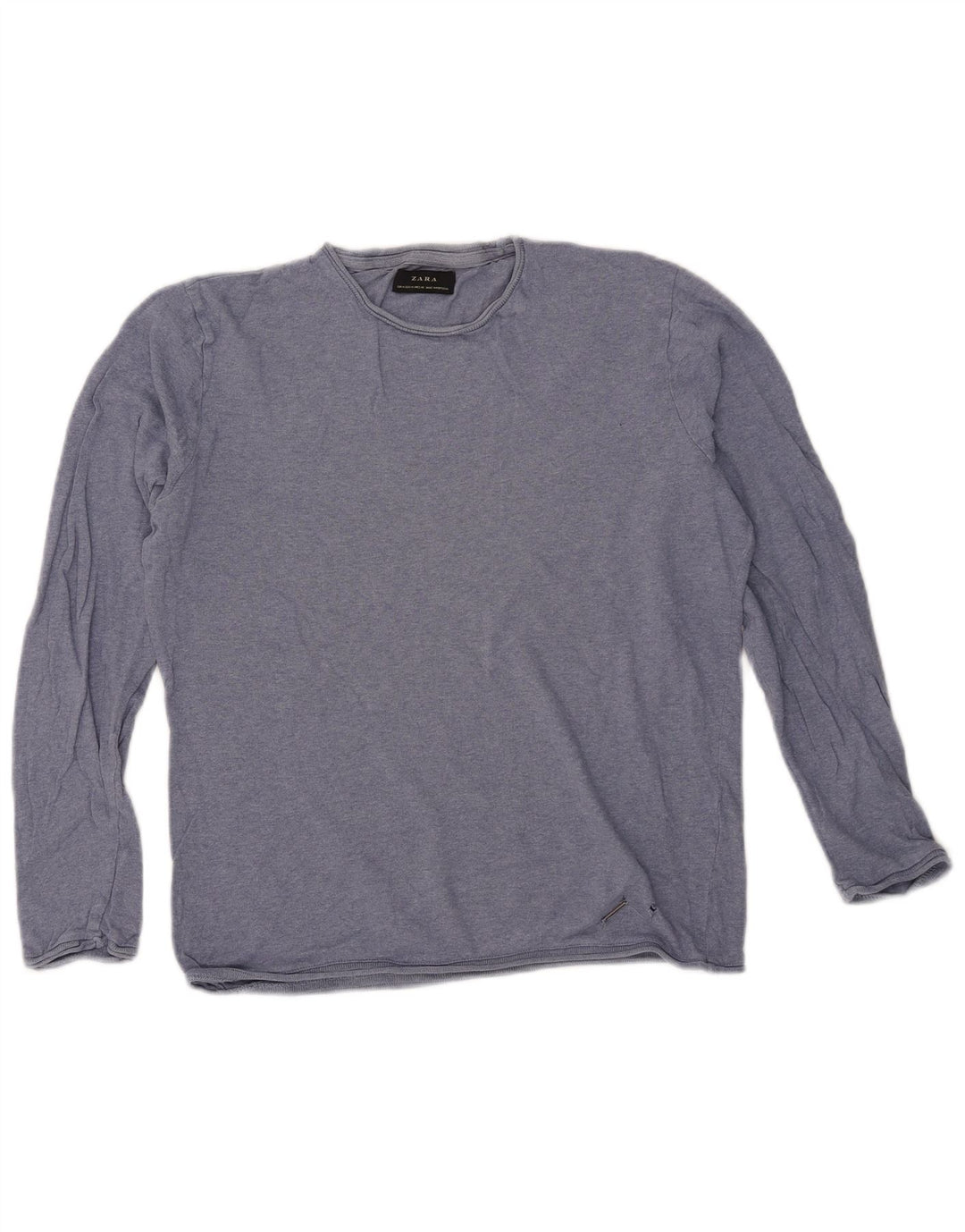 Top pentru femei Zara cu mânecă lungă UK 14 Medium Blue