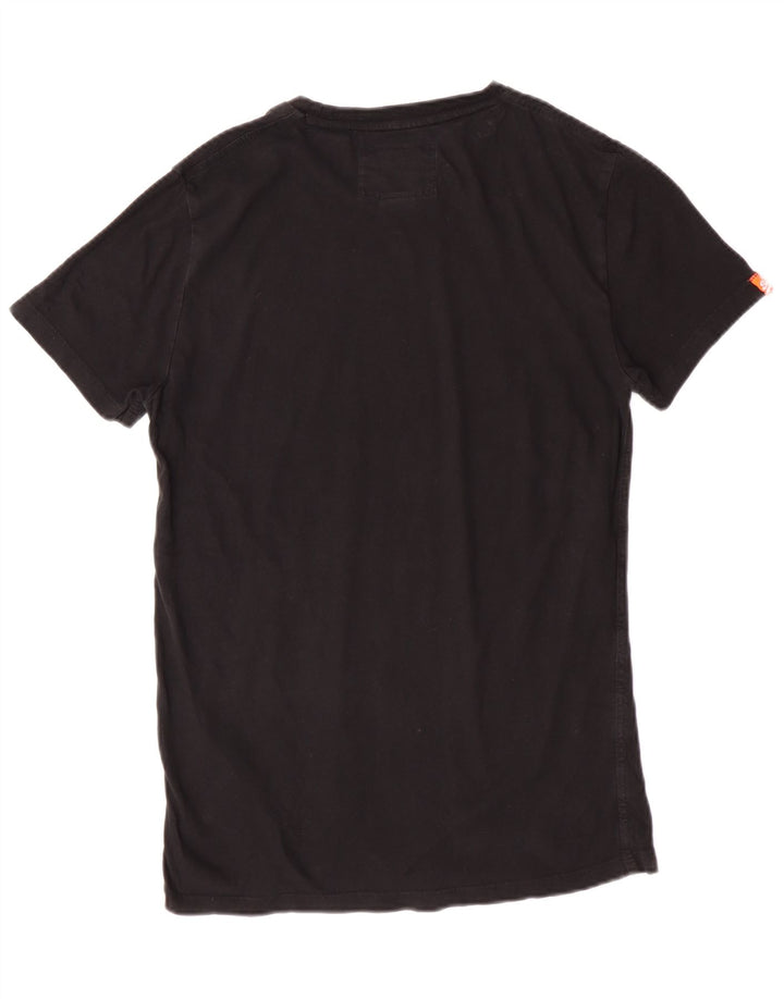 Tricou Superdry pentru bărbați Top mic, negru, bumbac