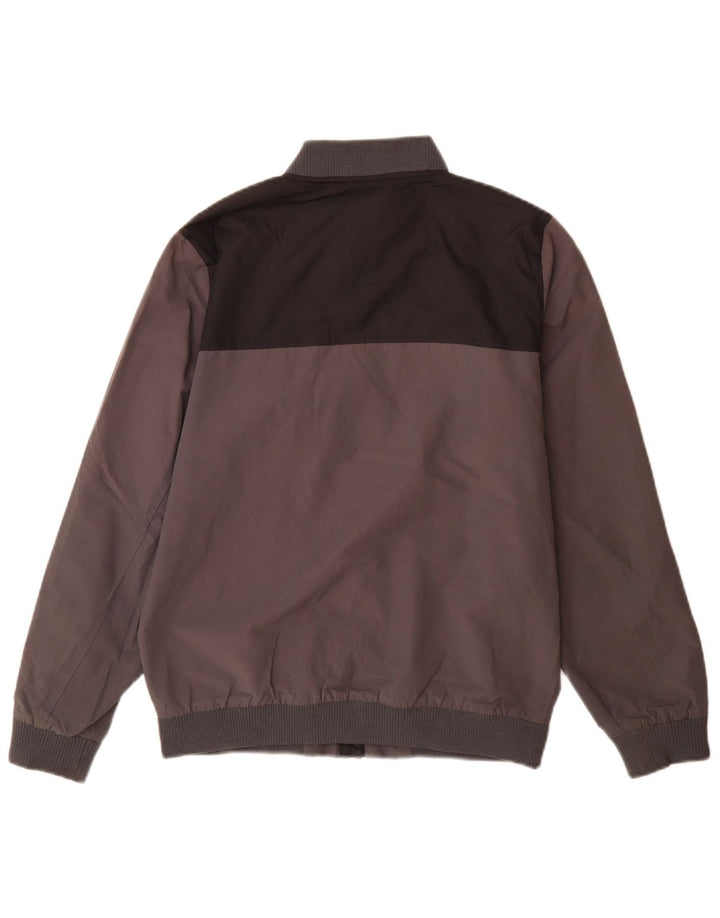 Jachetă bomber pentru băieți Lyle & Scott, 14-15 ani, gri din bumbac color bloc