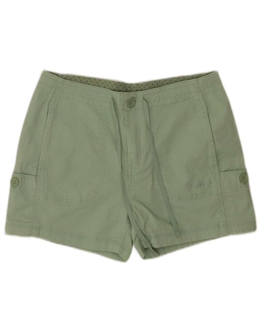 Weird Fish Pantaloni scurti cargo pentru femei UK 8 Small W32 Bumbac verde