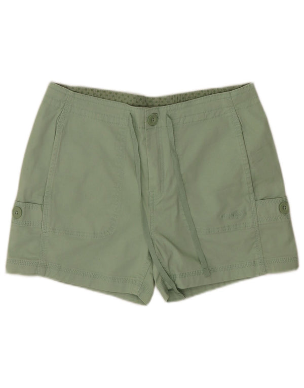 Weird Fish Pantaloni scurti cargo pentru femei UK 8 Small W32 Bumbac verde