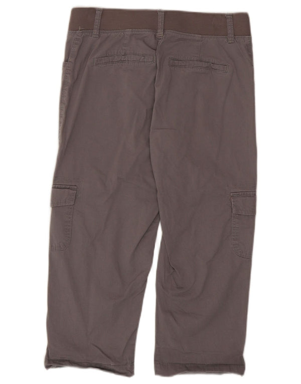 Pantaloni cargo Capri pentru femei Lee, cu croiala relaxată, US 6 Medium W28 L20, bumbac gri