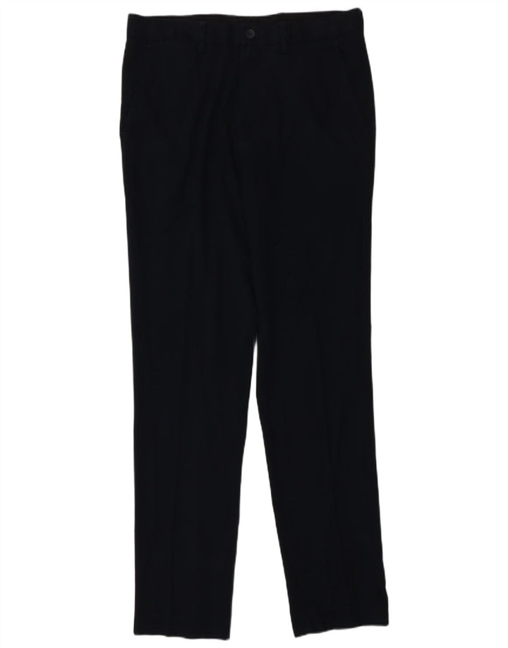 Pantaloni chino subțiri pentru bărbați Marks & Spencer L32 L33 Poliester bleumarin