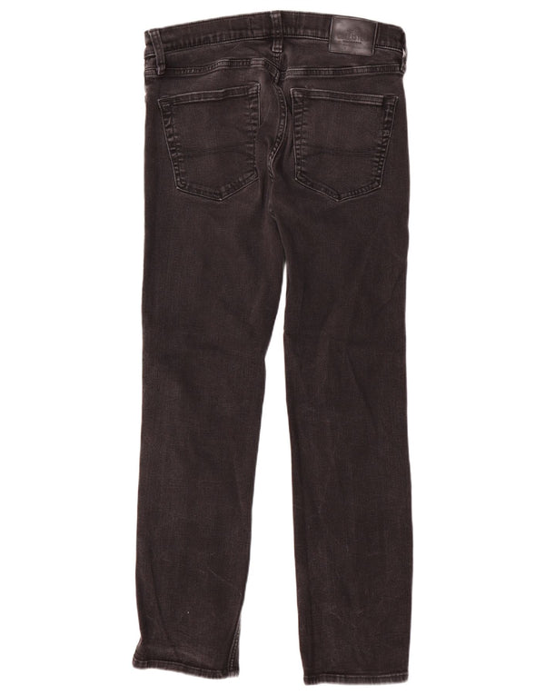 Blugi Hollister Slim Straight pentru bărbați W32 L32 bumbac gri