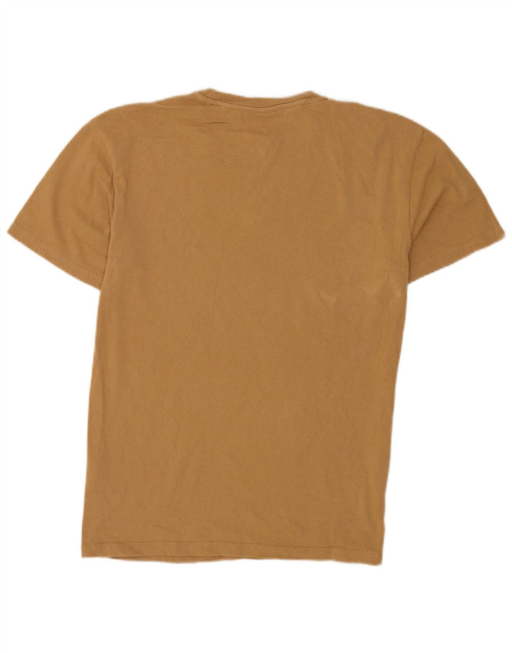 Tricou pentru bărbați Tommy Hilfiger Top mic maro bumbac