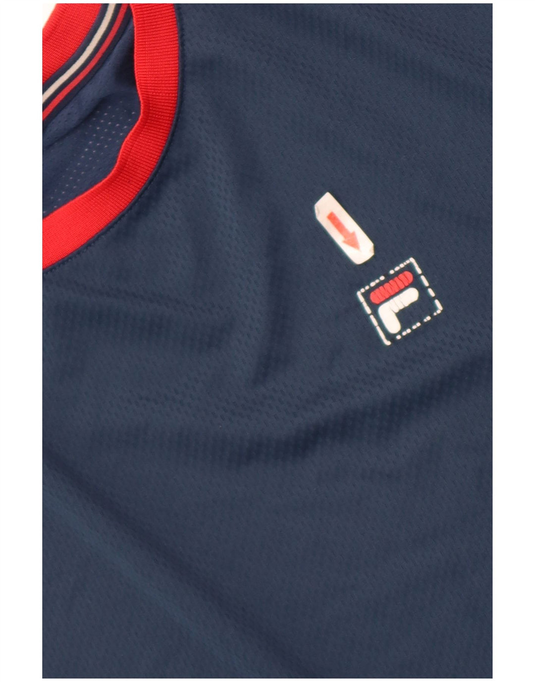 Tricou Bărbați Fila Top 2XL Bleumarin Poliester Colorblock