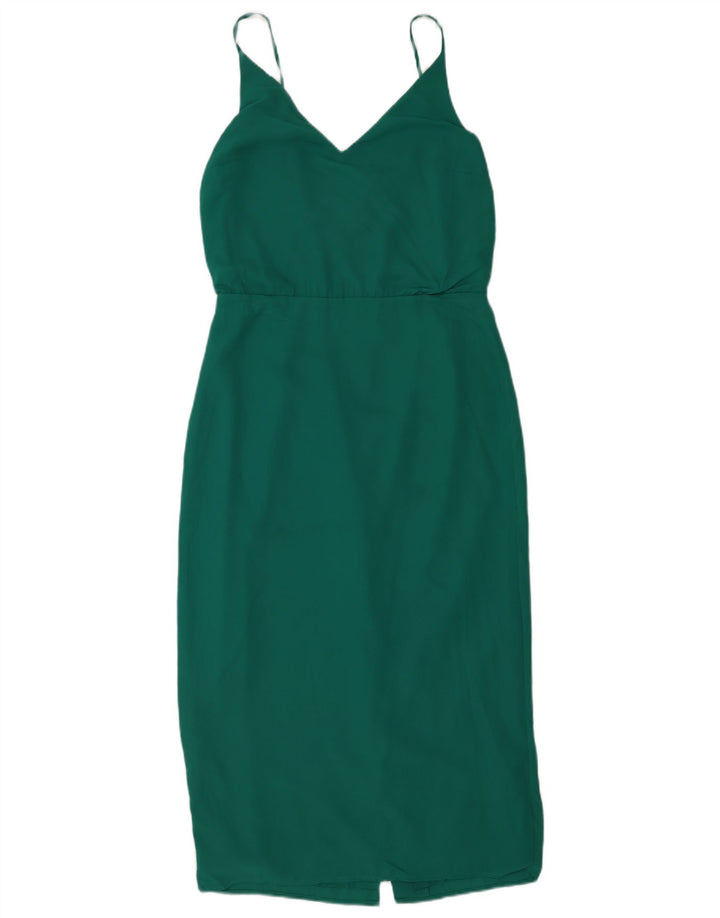 Rochie Oasis pentru femei fără mâneci, UK 12 Poliester verde mediu