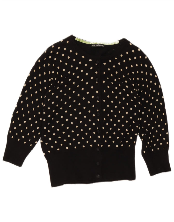 Pulover cardigan cu autograf pentru femei Marks & Spencer UK 14 Medium Black