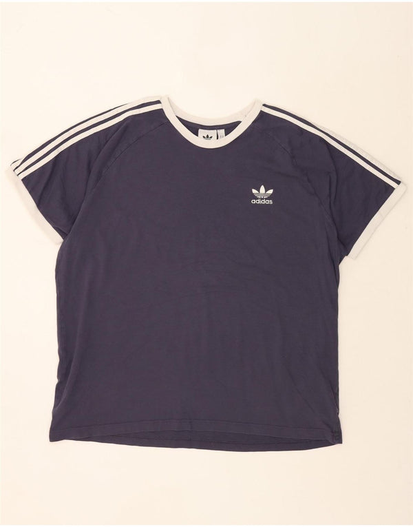 Tricou pentru bărbați ADIDAS Top 2XL Bumbac bleumarin