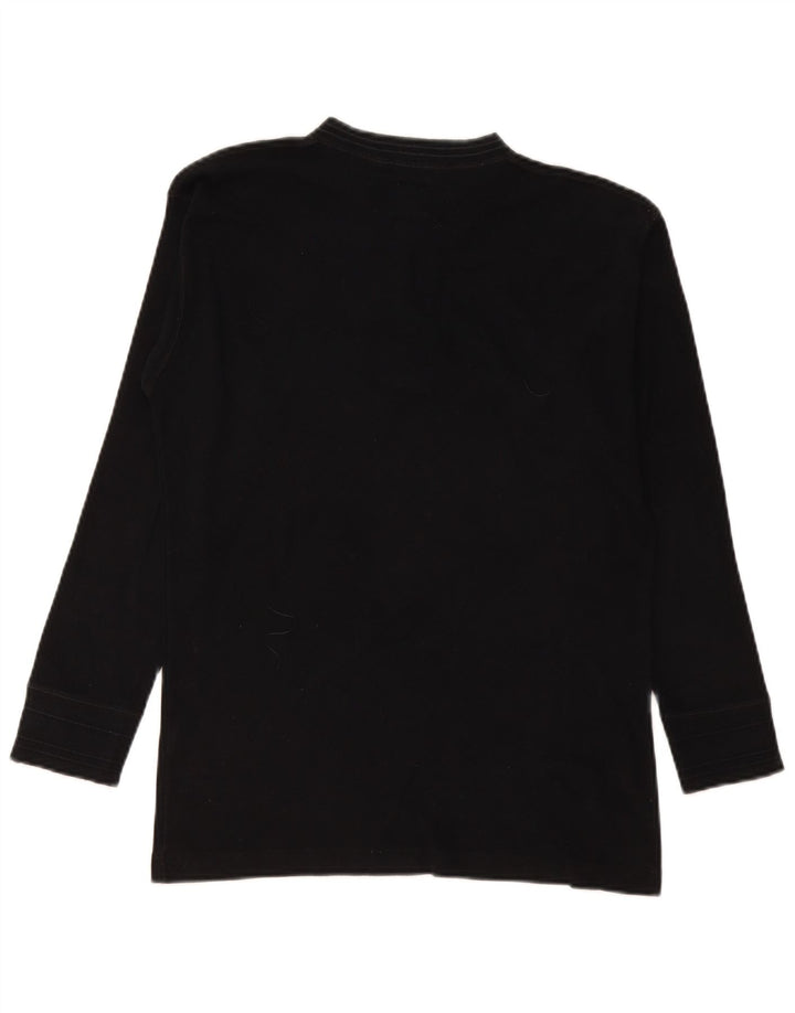 Levi's Top pentru bărbați cu mânecă lungă, bumbac mediu negru